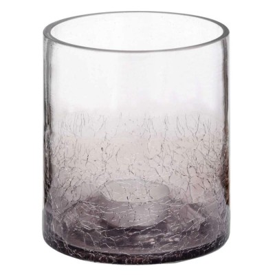 Small Crackle Effect Candle Holder